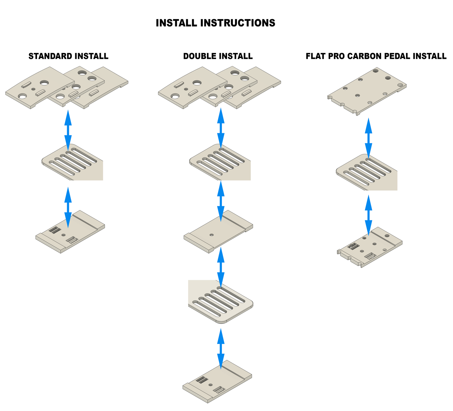 Pedal Side Foot Support Plate for Heusinkveld Sprint Pedals