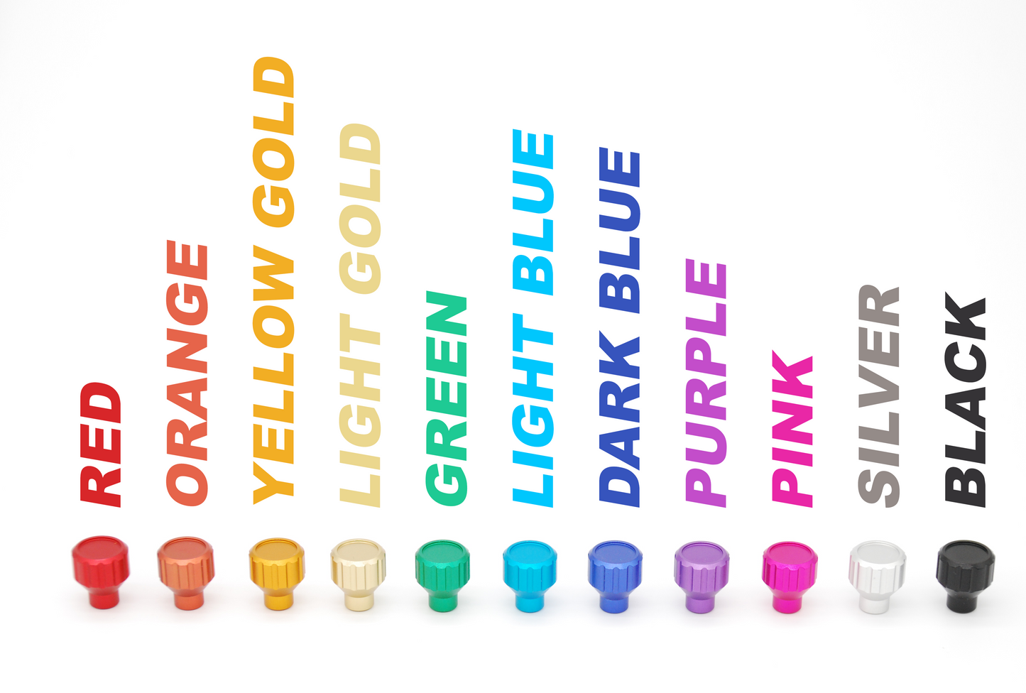 Anodized Aluminium Encoder Knobs for Fanatec Formula v3 Wheel