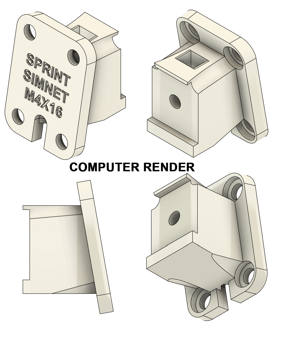 Heusinkveld Sprint Haptic Pedal Reactor Mount For Simnet PTT HPM-L HPM-R