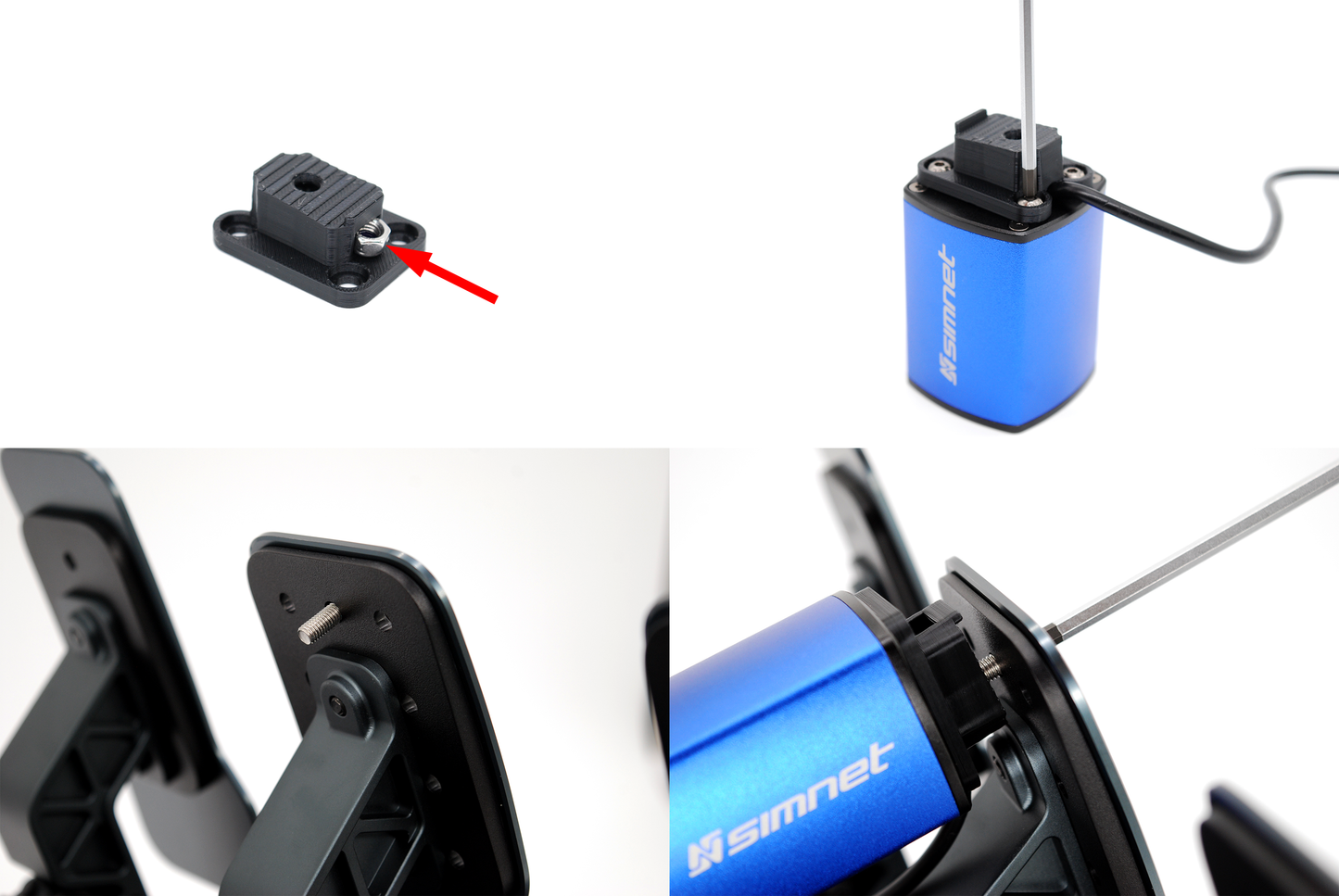 Simnet PTT HPM-L HPM-R Haptic Pedal Reactor Mount For Logitech G Pro