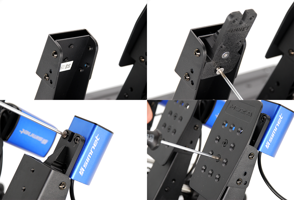 Moza SRP2 Mounts for Simnet PTT HPM-L HPM-R Haptic Pedal Reactors