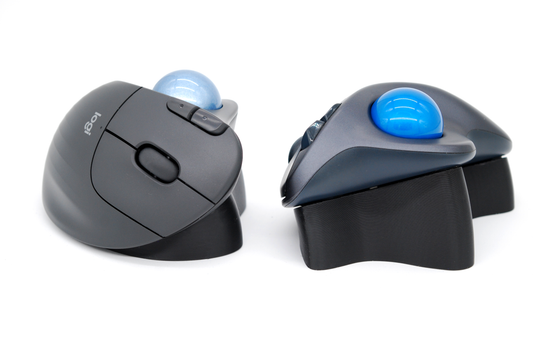 Ergonomic Angled Stand Mount for Logitech M570 M575S Mouse
