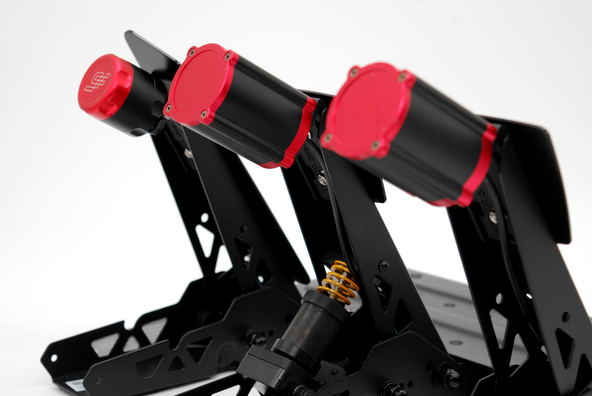 moza srp pedals Moza SR-P SRP Haptic Pedal Reactor Mount for Simagic P-HPR and P-HPR G – Sim Race Mods