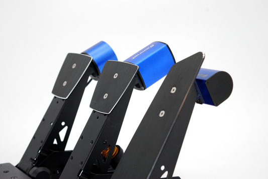 Soportes Moza SRP para pedales de vibración hápticos Simnet PTT HPM-L HPM-R