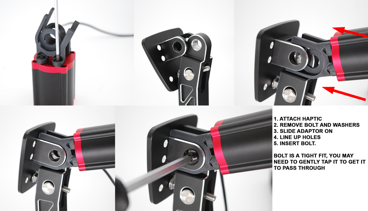 SIMAGIC P-HPR Haptic Pedal Reactor Mount For Moza CRP – Sim Race Mods
