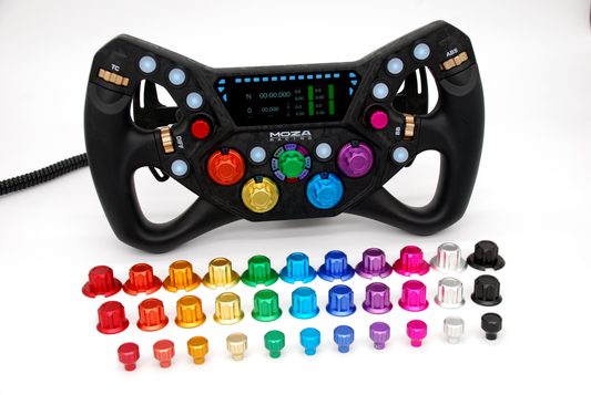 Anodized Aluminium Encoder Knobs for Moza KS Pro