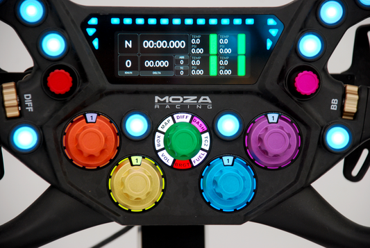 Anodized Aluminium Encoder Knobs for Moza KS Pro