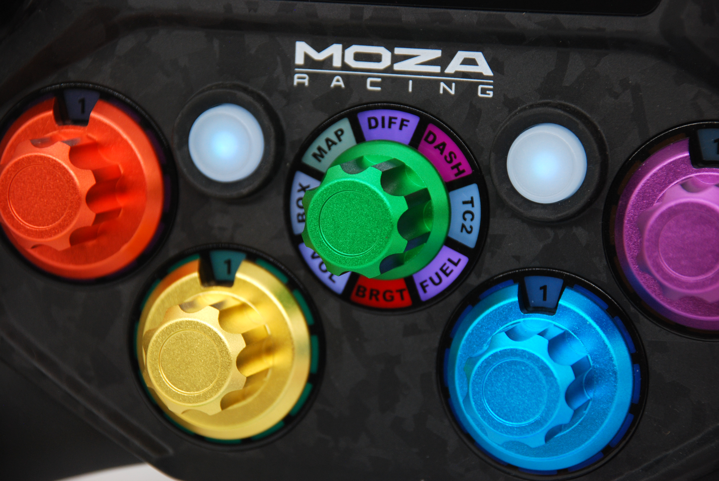 Anodized Aluminium Encoder Knobs for Moza KS Pro