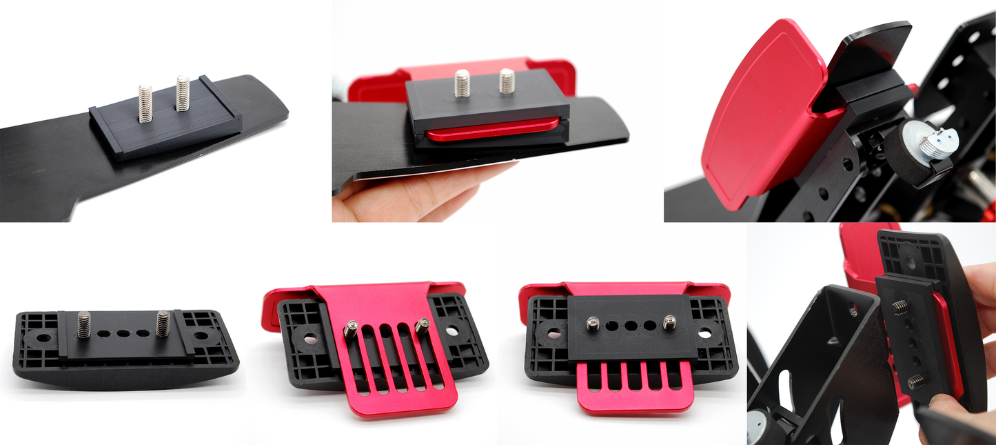 Pedal Side Foot Support Plate for Fanatec Clubsport V3 Pedals