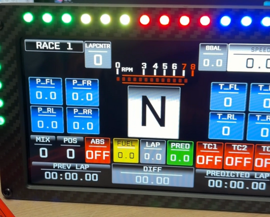 Case for Vocore 6.8" Screen with LED's DDU