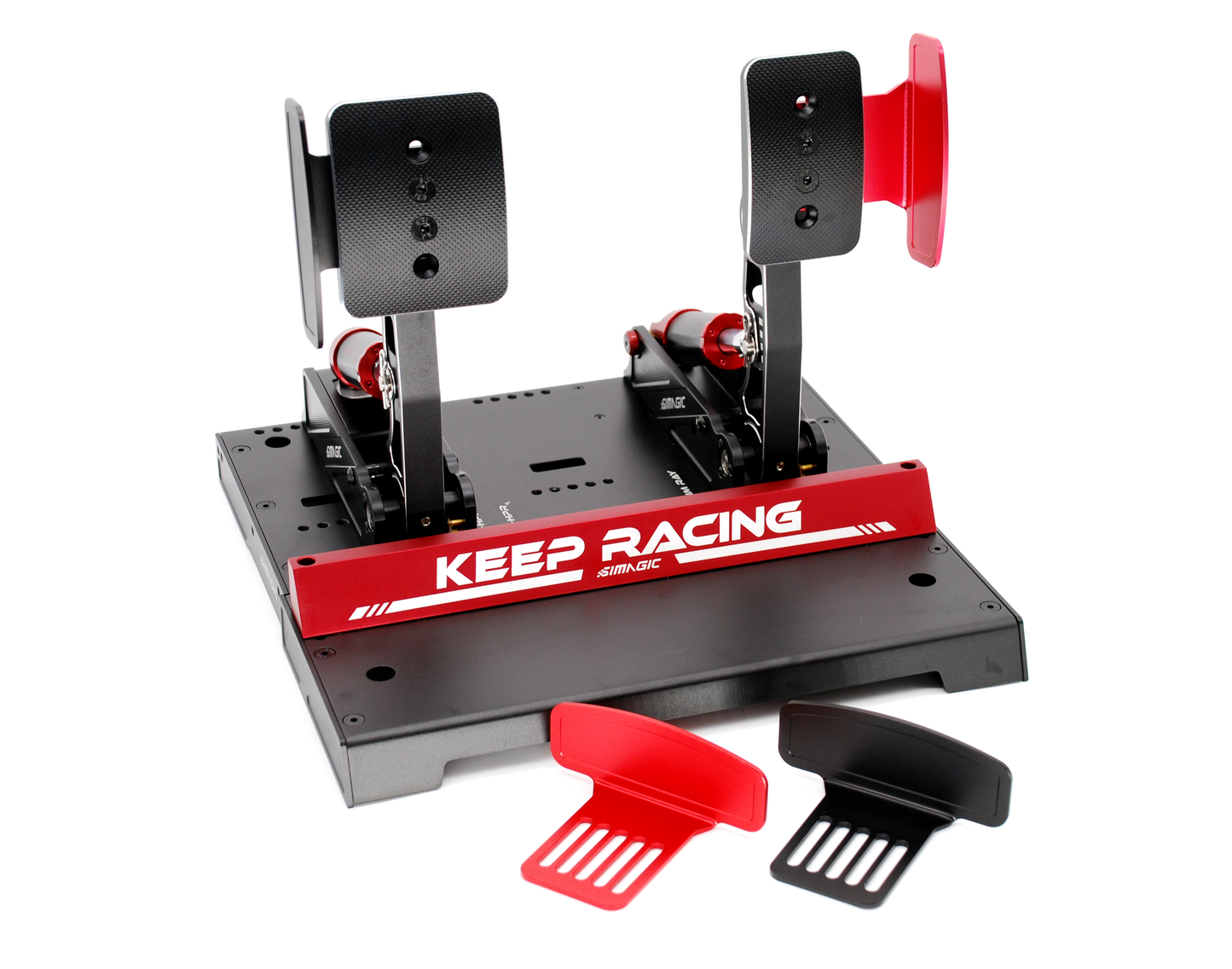 Placa de apoyo lateral para pedales Simagic P1000 de simulación de carreras