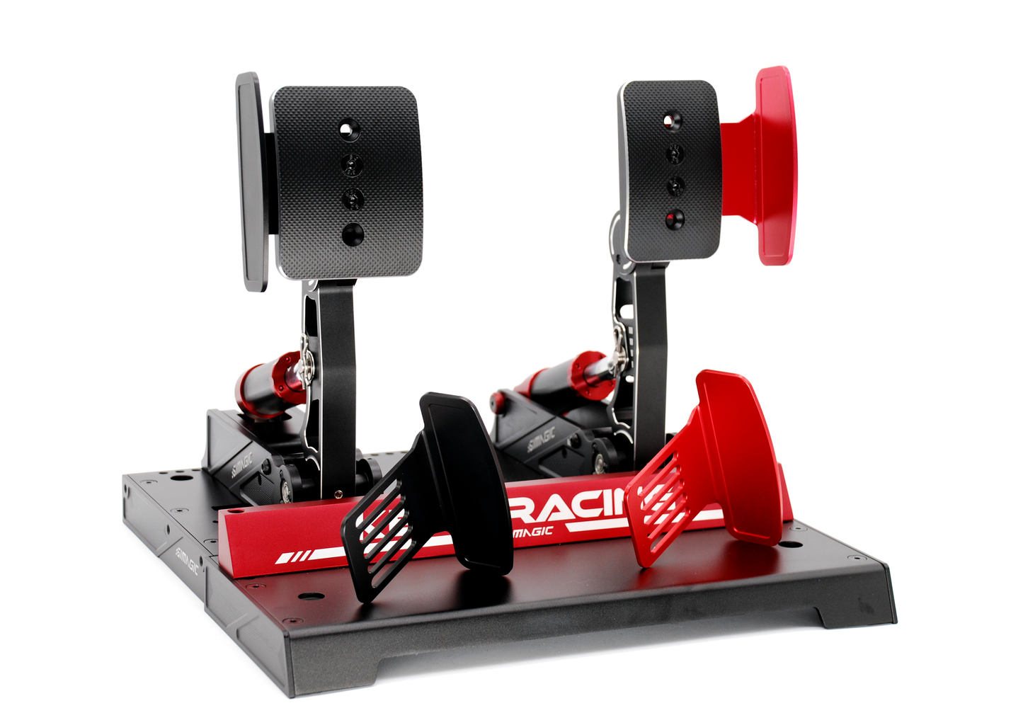 Placa de apoyo lateral para pedales Simagic P1000 de simulación de carreras