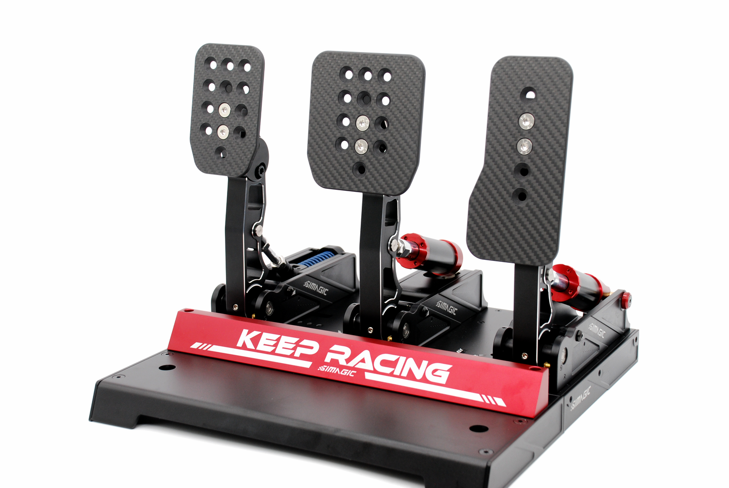 Pedales Pro Carbono - Superficies de pedales de fibra de carbono Simagic P1000