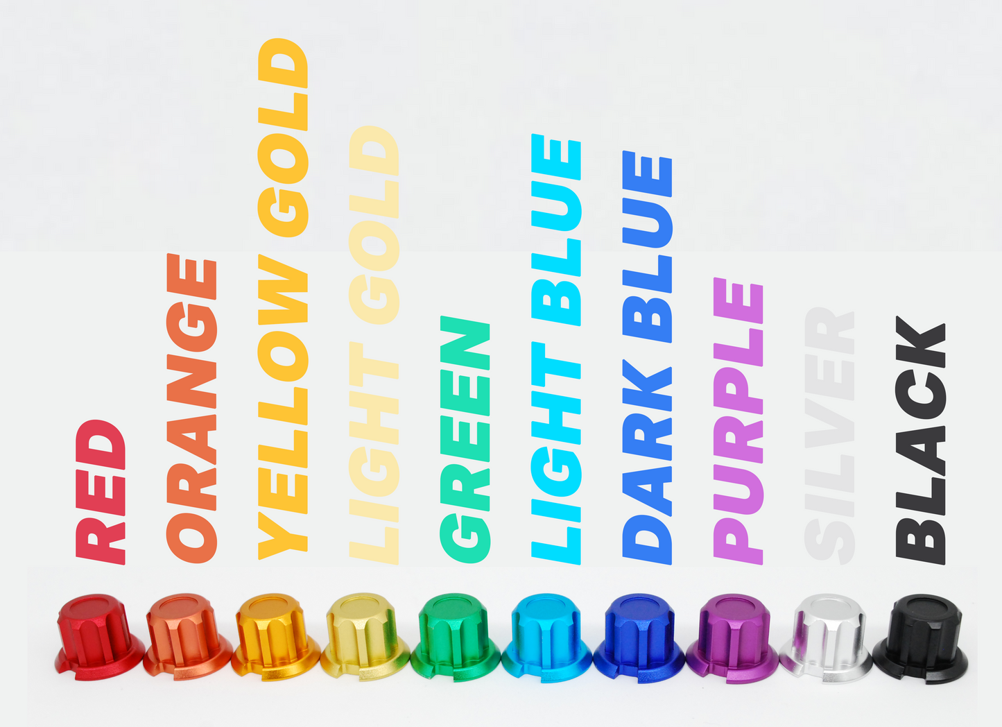 Anodized Aluminium Encoder Knobs for Cube Controls Astra