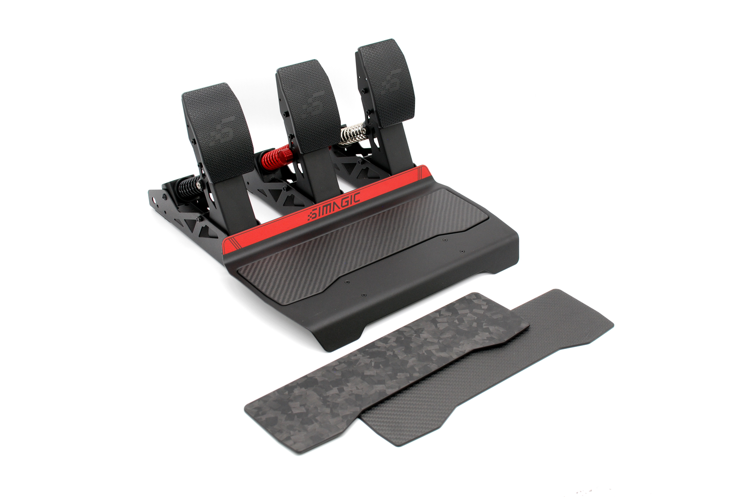 Carbon Fibre Foot Plate Heel Rest for Simagic P700 Sim Racing Pedals