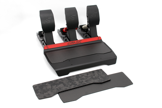 Carbon Fibre Foot Plate Heel Rest for Simagic P700 Sim Racing Pedals
