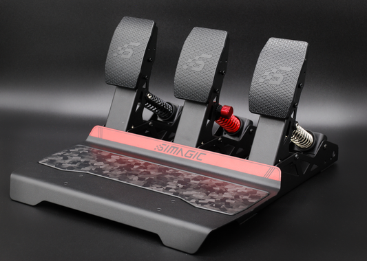 Carbon Fibre Foot Plate Heel Rest for Simagic P700 Sim Racing Pedals