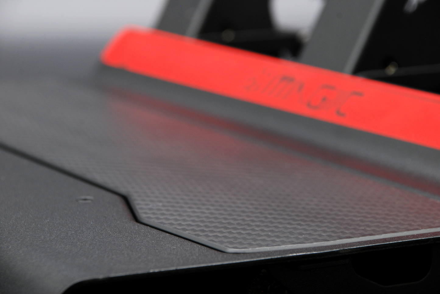 Carbon Fibre Foot Plate Heel Rest for Simagic P700 Sim Racing Pedals