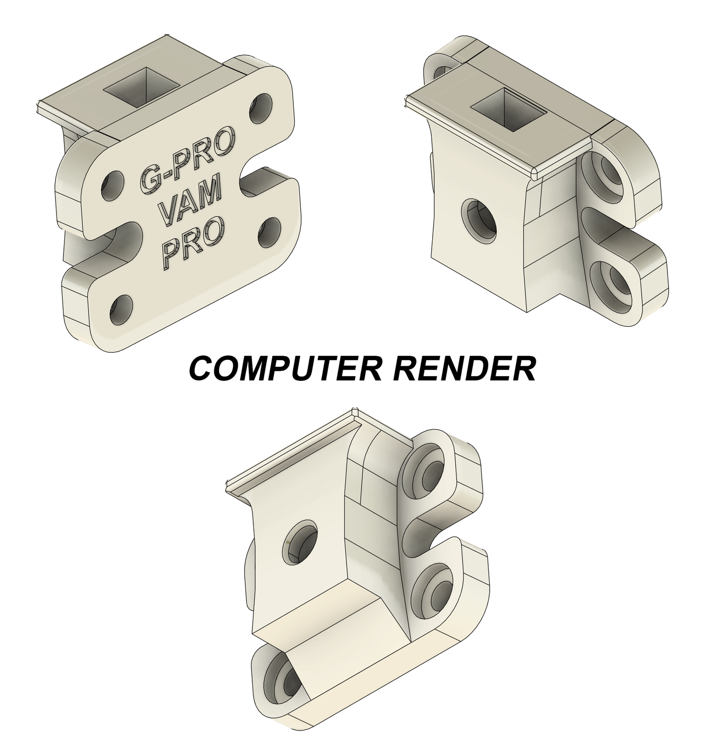 Simsonn VAM Pro Haptic Pedal Reactor Mount For Logitech G Pro Pedals