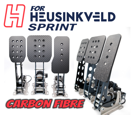 Heusinkveld Sprint Carbon Fibre Pedal Faces