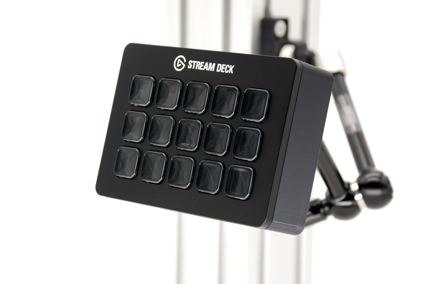 Estuche de montaje versátil para Elgato Stream Deck Mk2 de 15 teclas