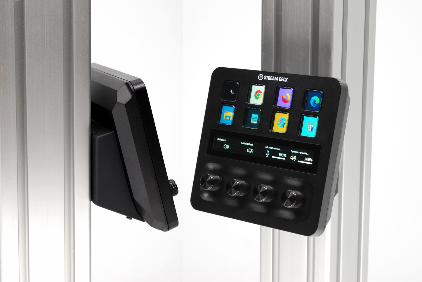 Stream Deck + Plus Profile and Wall Mount 15 Degree Tilt