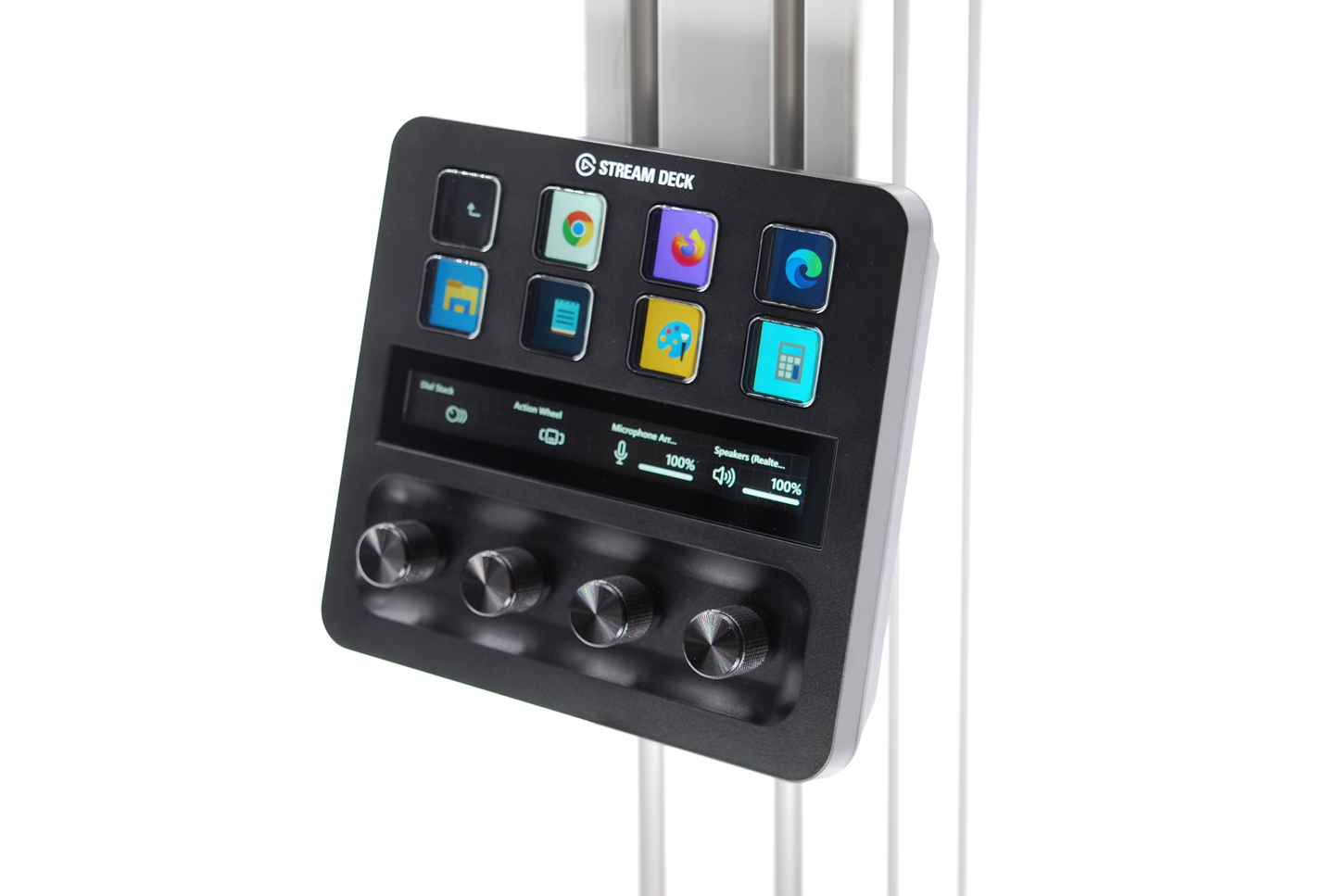 Stream Deck + Plus Profile and Wall Mount 15 Degree Tilt