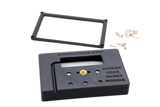 Mounting Case for Stream Deck 15 Key Module - 1/4" ARRI, Profile Mount