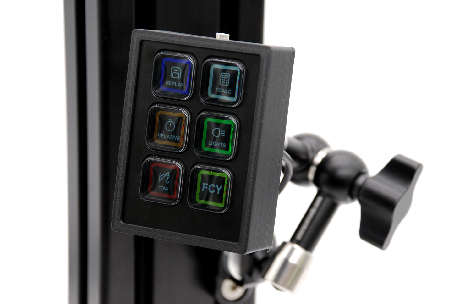 Case for Stream Deck 6 Key Module with 1/4" camera thread mount