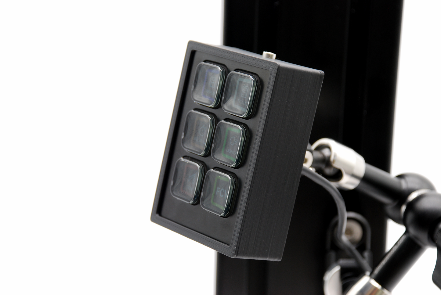 Case for Stream Deck 6 Key Module with 1/4" camera thread mount