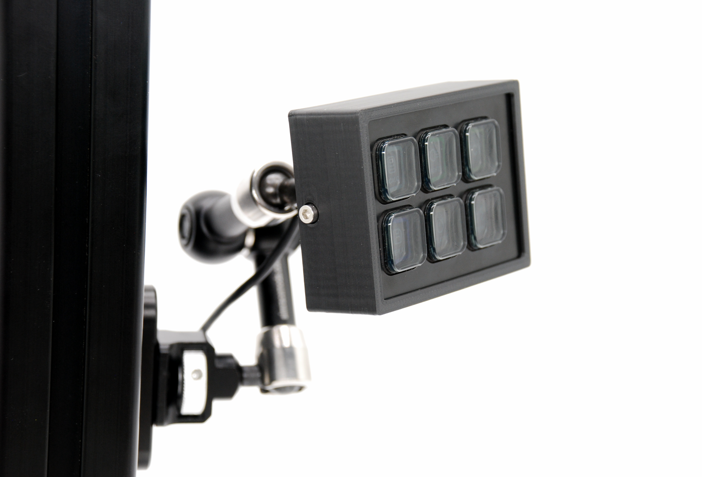 Case for Stream Deck 6 Key Module with 1/4" camera thread mount