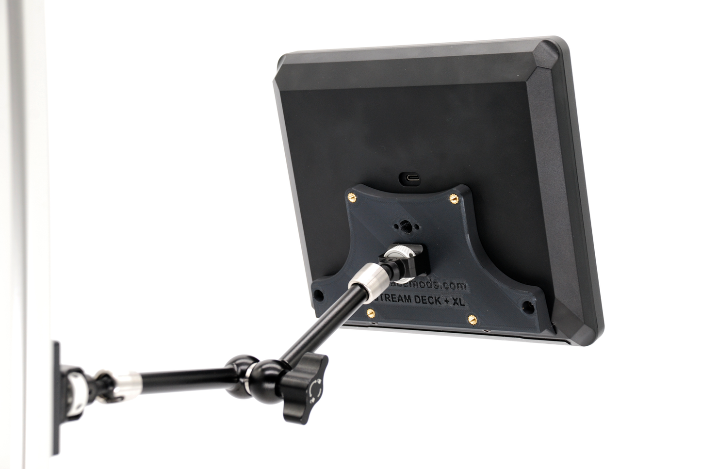 Mount for Stream Deck + XL with 1/4" 3/8" and VESA