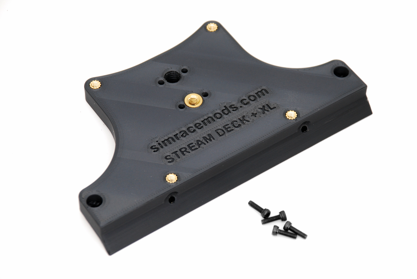 Mount for Stream Deck + XL with 1/4" 3/8" and VESA