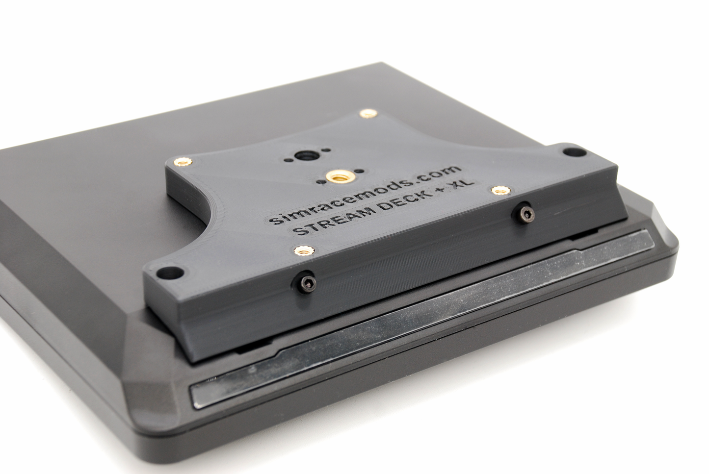 Mount for Stream Deck + XL with 1/4" 3/8" and VESA