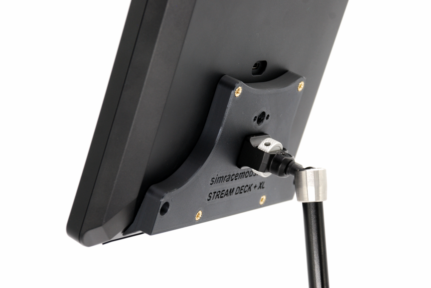 Mount for Stream Deck + XL with 1/4" 3/8" and VESA