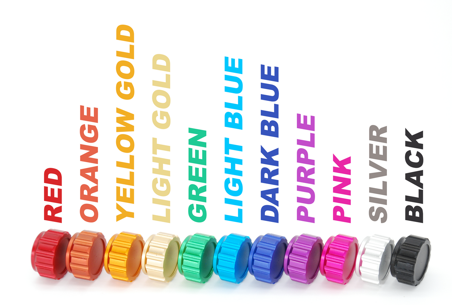 Anodized Aluminium Encoder Knobs for PXN GT ONE GT3 Steering Wheel