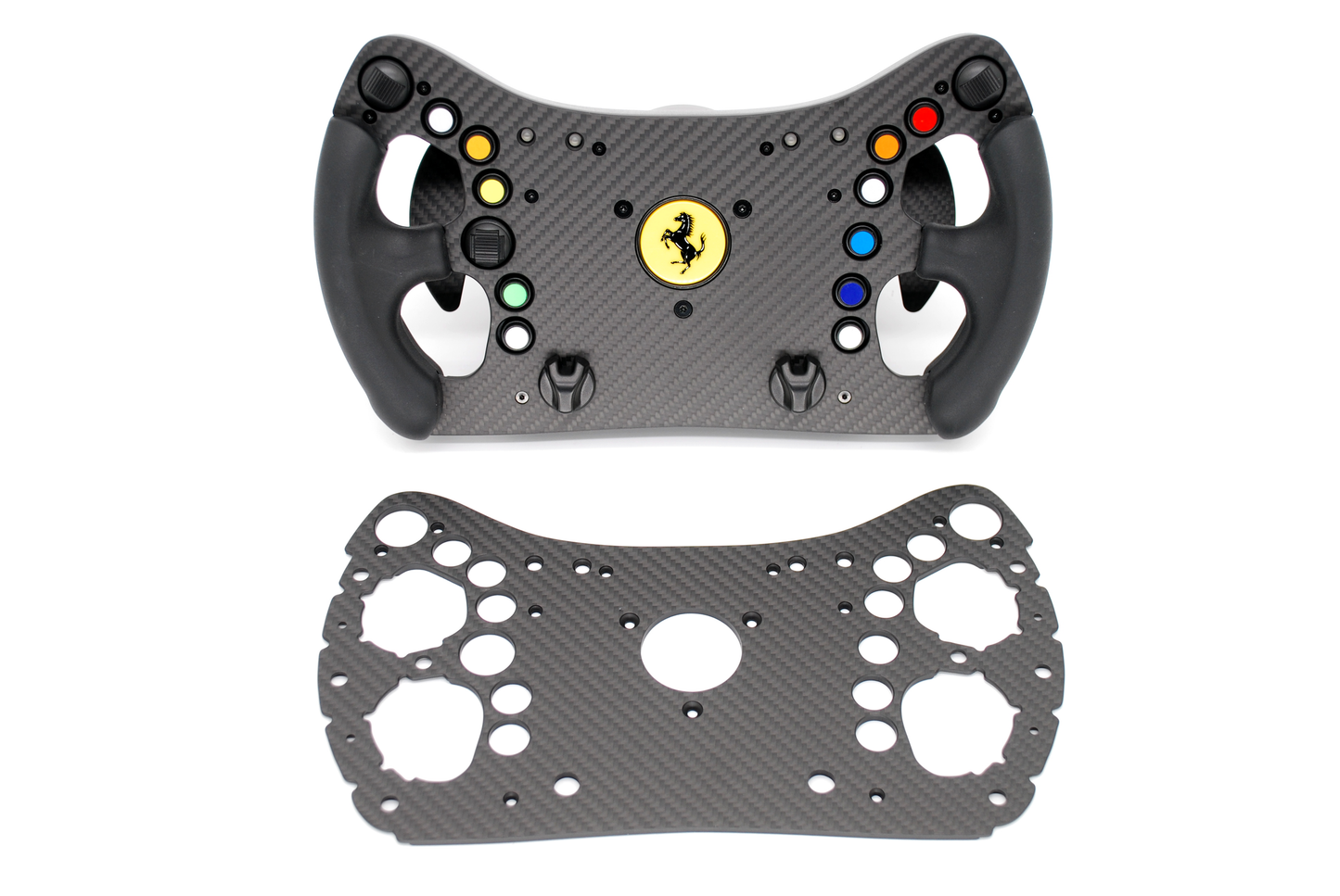 Real Carbon Complete Front Panel for Thrustmaster Ferrari 488 GT3 Wheel
