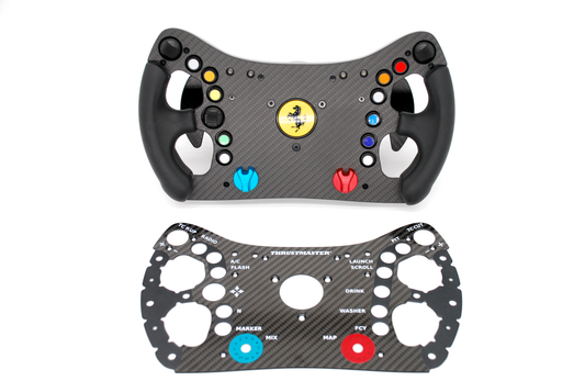 Real Carbon Complete Front Panel for Thrustmaster Ferrari 488 GT3 Wheel