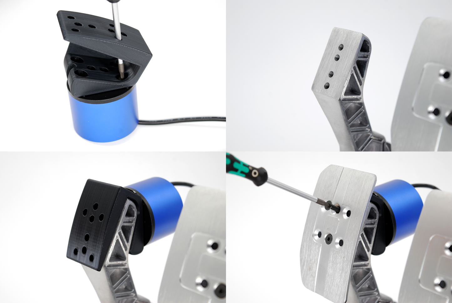 Thrustmaster TLCM Mount for Simnet PTT HPM-L HPM-R Haptic Pedal Reactor T-LCM