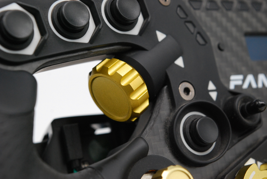 Anodized Aluminium Thumb Encoder Knobs for Fanatec Formula Wheel Rims