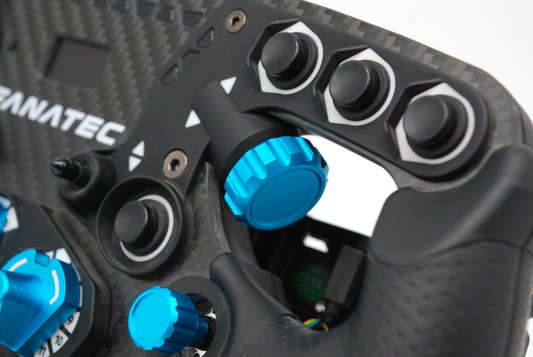 Anodized Aluminium Thumb Encoder Knobs for Fanatec Formula Wheel Rims
