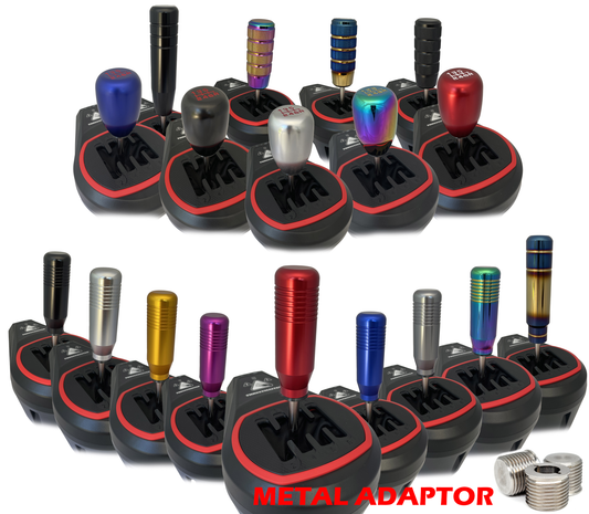 Gear Shifter Knob And Metal Adaptor For Thrustmaster TH8S Gear Shifter