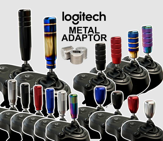 Gear Shifter Knob And Metal Adaptor For Logitech G29 G920 G923 G27 Driving Force Shifter