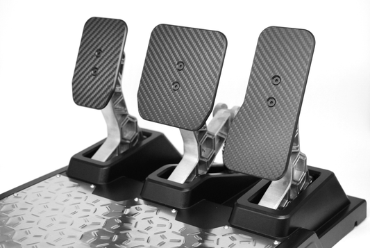 Pro Carbon Pedals - Thrustmaster T-LCM TLCM Carbon Fibre Pedal Faces