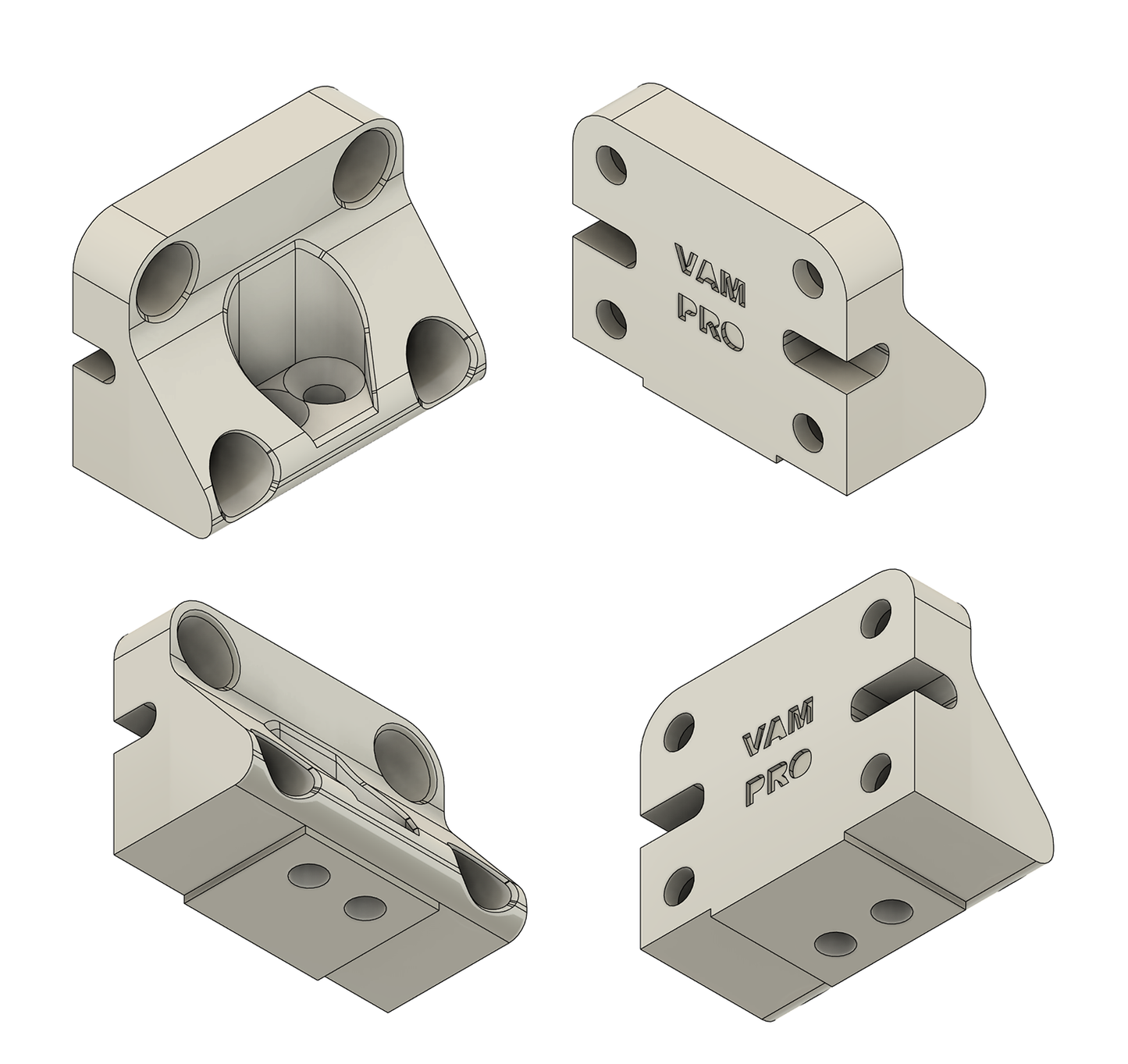 Simsonn VAM and VAM Pro Haptic Pedal Reactor Mount For Conspit CPP Evo Lite and Apex Pedals