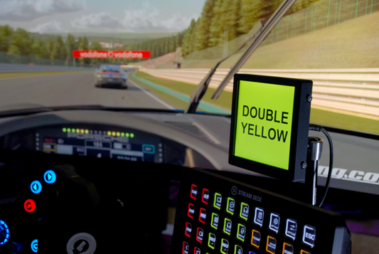 Vocore 4" Square Display Case - Sim Racing Flag Display