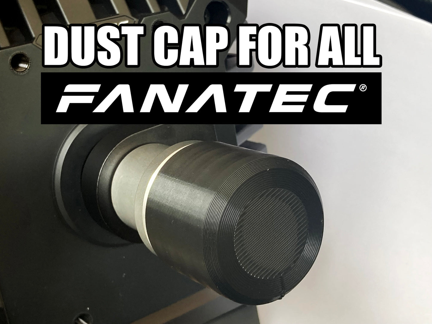 Fanatec Wheelbase Shaft Dust Cover Protector Fits all Bases DD Pro, CSL DD etc.