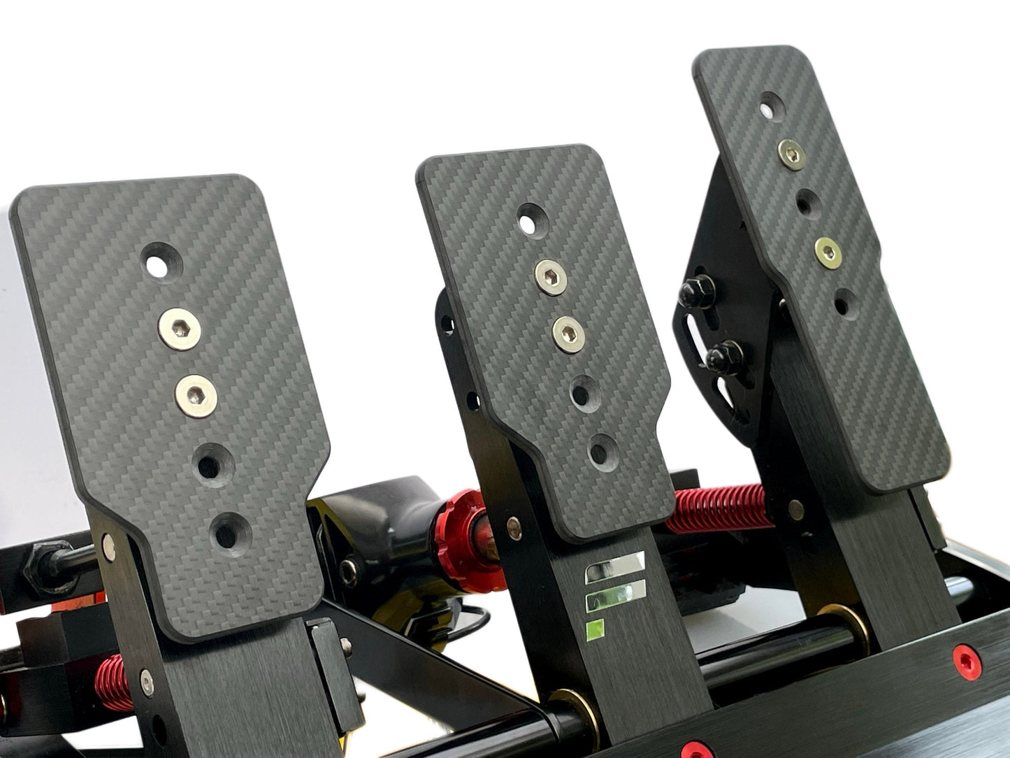 Real Carbon Fibre Pedal Plates for Fanatec Clubsport V3 Pedals