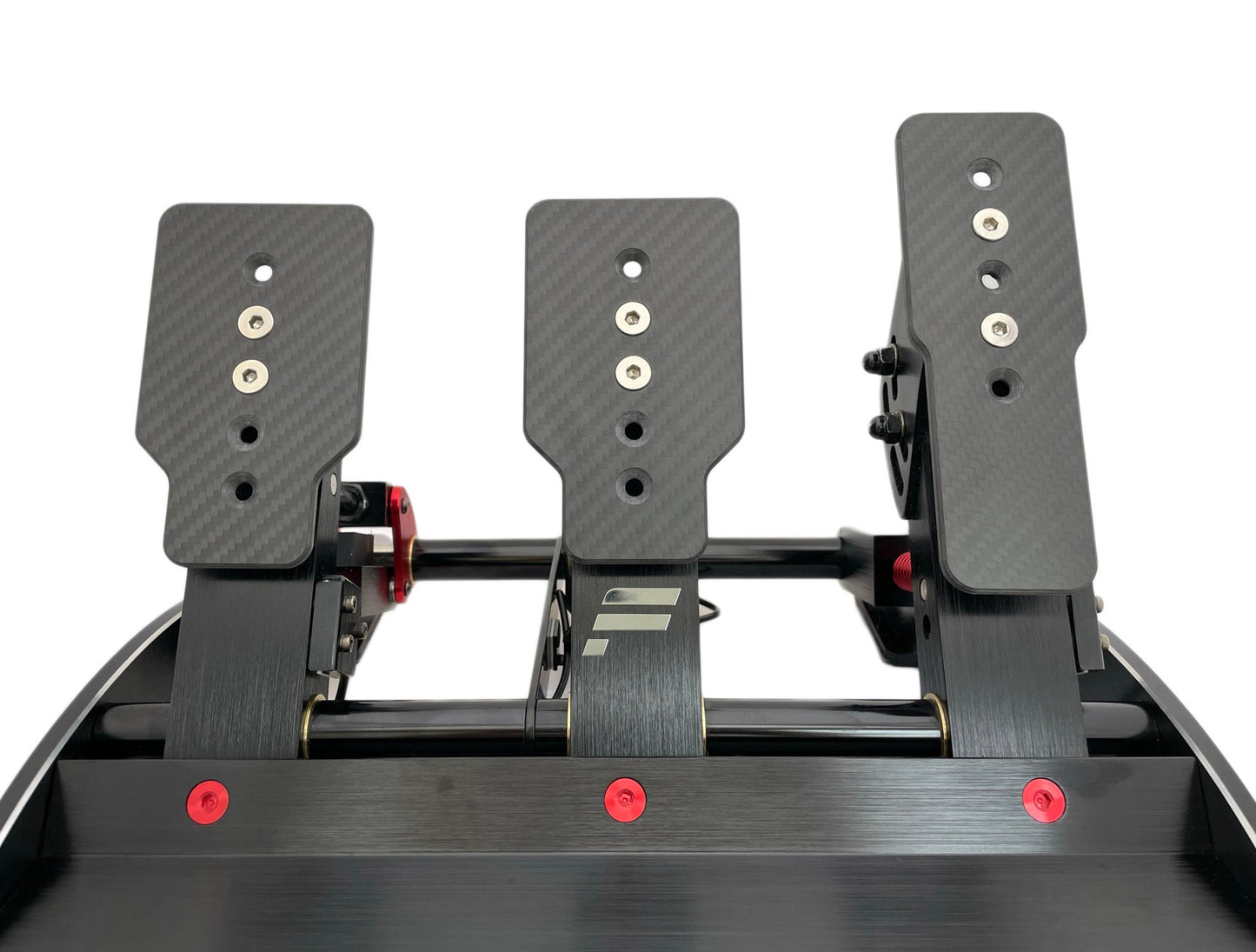 Real Carbon Fibre Pedal Plates for Fanatec Clubsport V3 Pedals