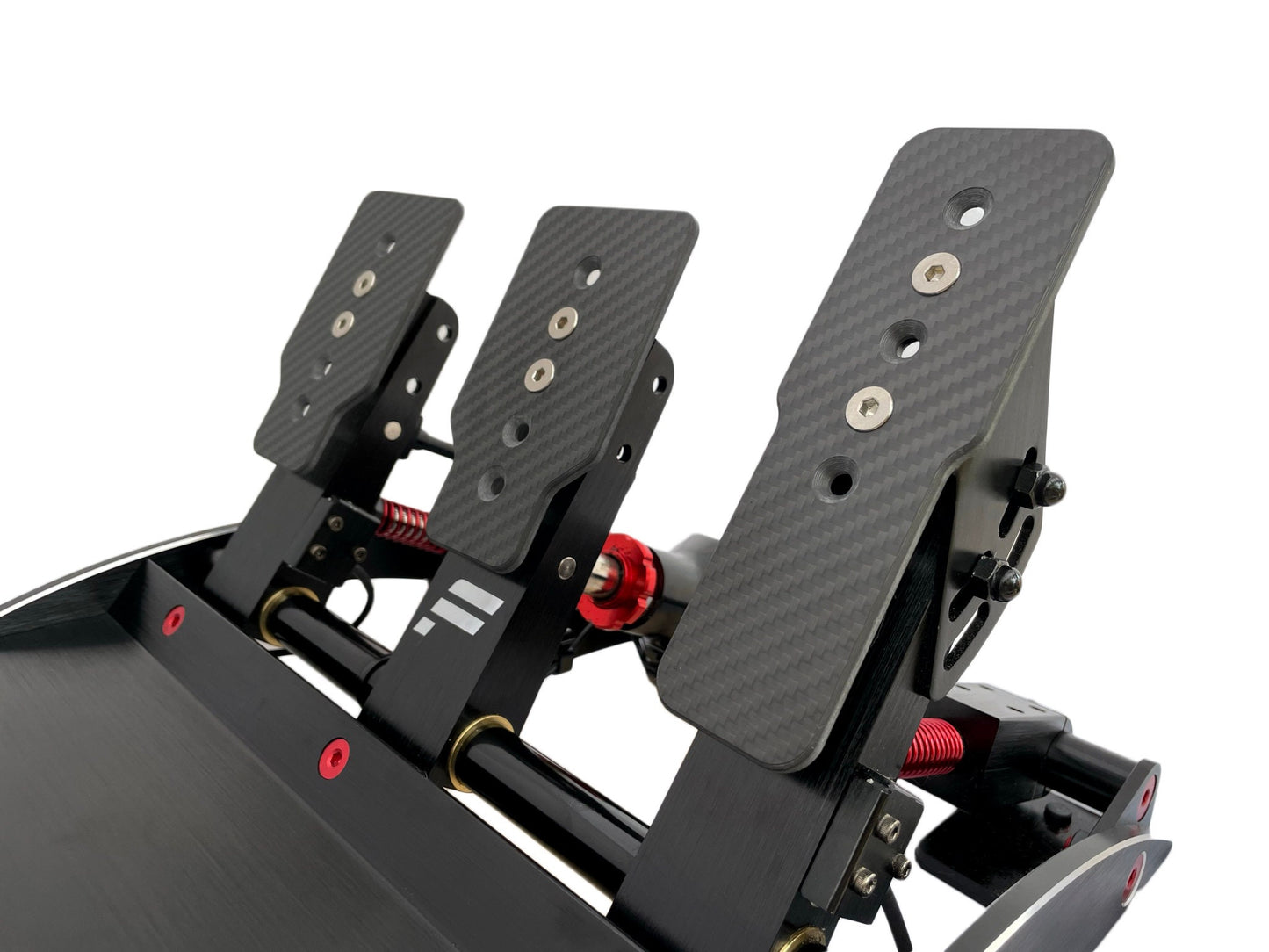 Real Carbon Fibre Pedal Plates for Fanatec Clubsport V3 Pedals